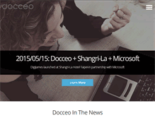 Tablet Screenshot of docceo.com